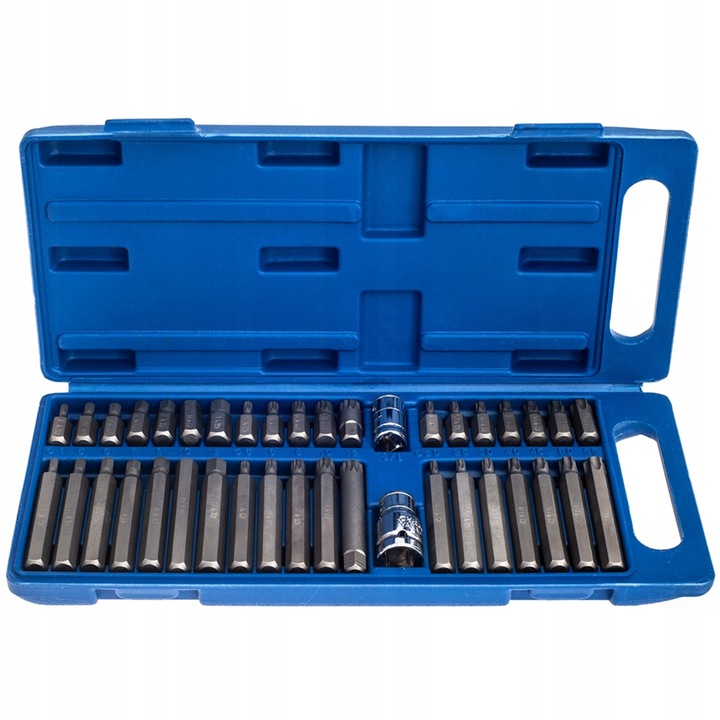 KLUCZE TORX SPLINE IMBUSOWE 40 el. UNIWERSALNY ZESTAW W ETUI CrV JAKOŚĆ