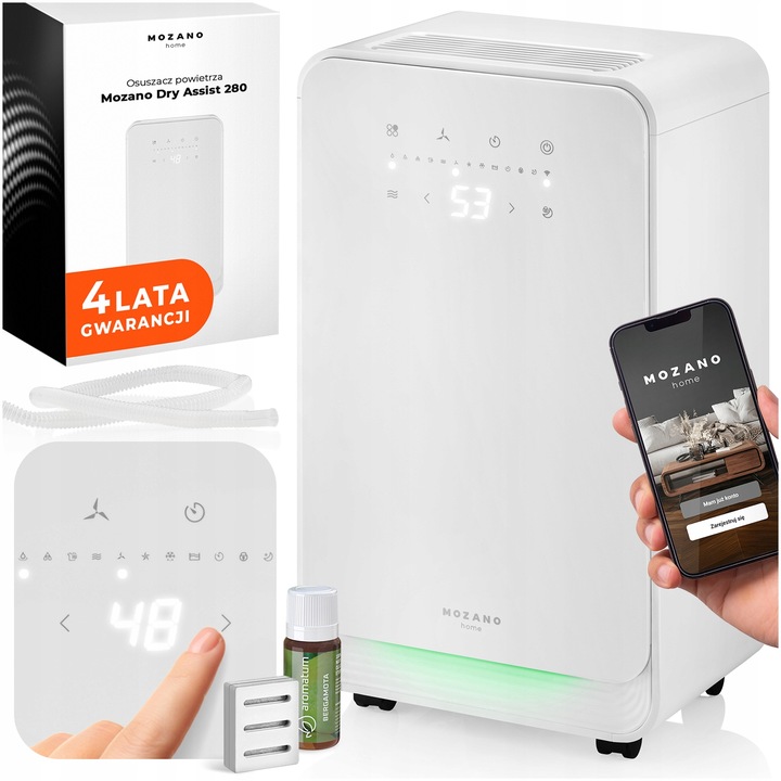 OSUSZACZ POWIETRZA 12L/24H POCHŁANIACZ WILGOCI + TIMER WIFI