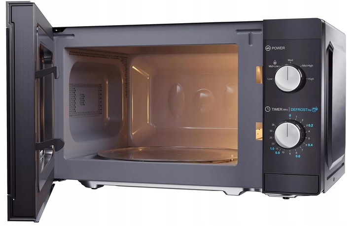 Kuchenka mikrofalowa wolnostojąca SHARP 800W 20L czarna