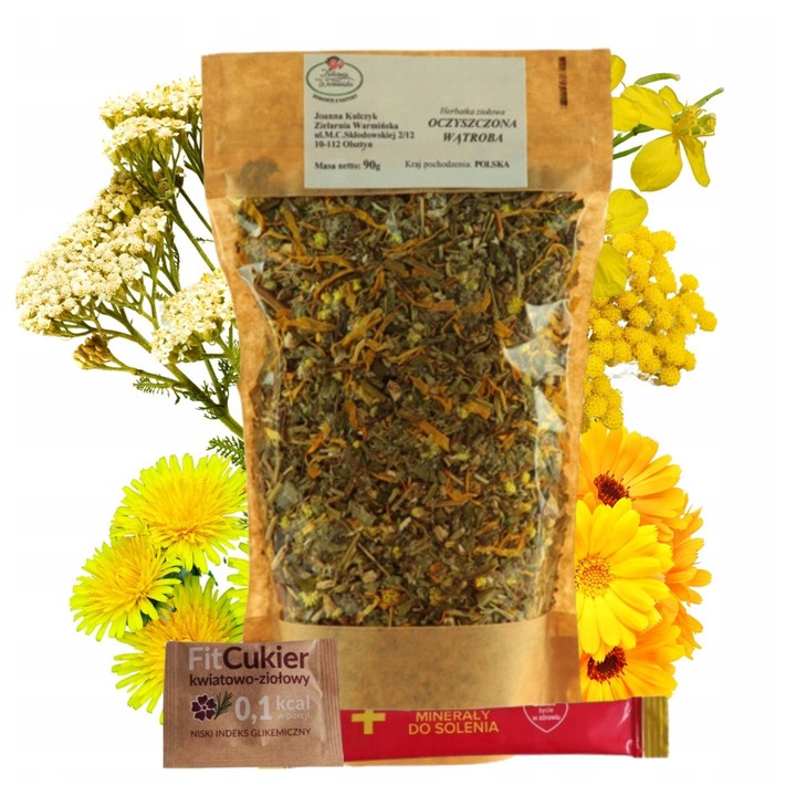 OCZYSZCZONA WĄTROBA METABOLIZM STŁUSZCZENIE 90G