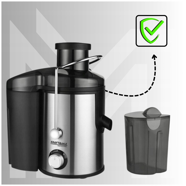 SOKOWIRÓWKA WYCISKARKA DO OWOCÓW I WARZYW ELEKTRYCZNA SAMOCZYSZCZĄCA