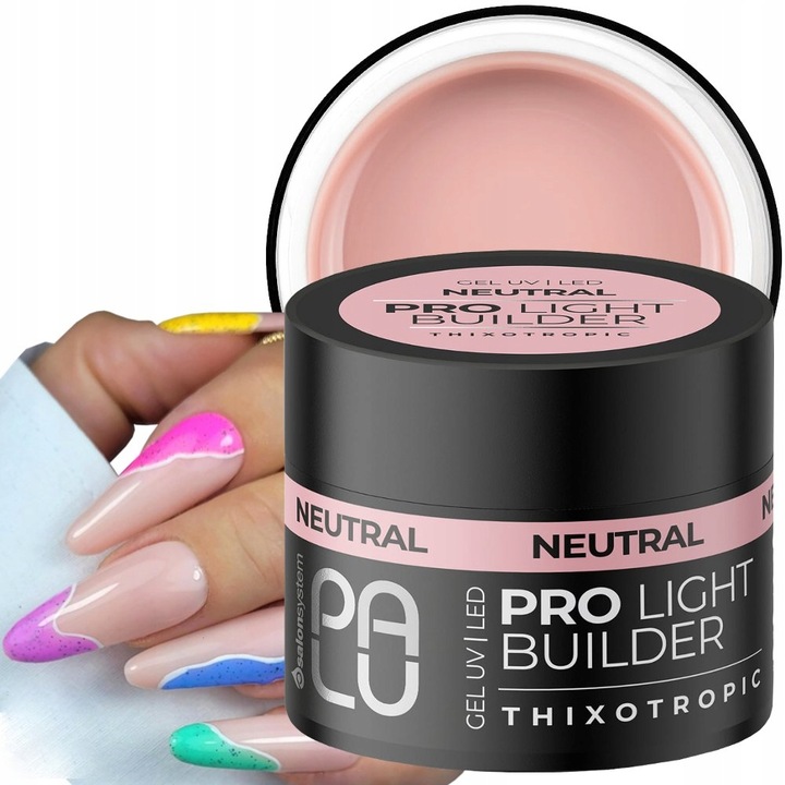 PALU PRO LIGHT BUILDER ŻEL BUDUJĄCY SAMOPOZIOMUJĄCY NEUTRAL TPO FREE 45 g