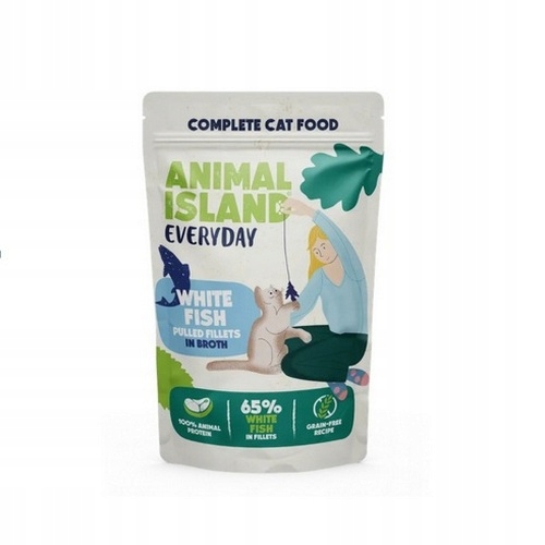 Animal Island 40x85g Wołowina Kurczak Indyk Ryba Mokra Karma dla Kota