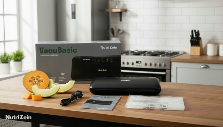 Zgrzewarka próżniowa pakowarka żywności NutriZein NZVS2000 VacuBasic