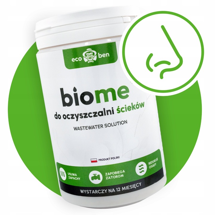 SILNY BIO PREPARAT do Oczyszczalni Ścieków 1kg Czyste Dreny ZERO