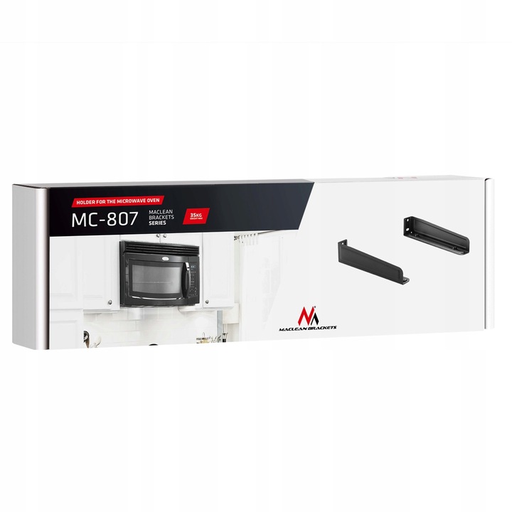 Uchwyty Półka Wieszak pod MIKROFALÓWKĘ Mikro DVD SAT DVB Tuner Solidna 35kg