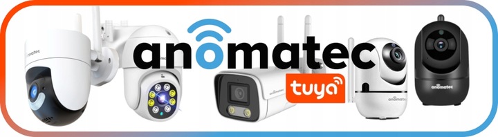 KAMERA BEZPRZEWODOWA WIFI WEWNĘTRZNA NIANIA IP 4MPX APLIKACJA TUYA ANOMATEC