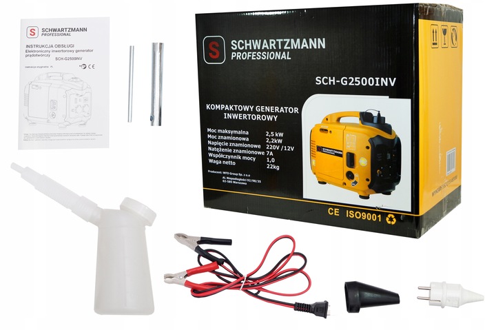 AGREGAT PRĄDOTWÓRCZY INWERTOROWY 2,5kW AVR CICHY INWERTER MIEDŹ
