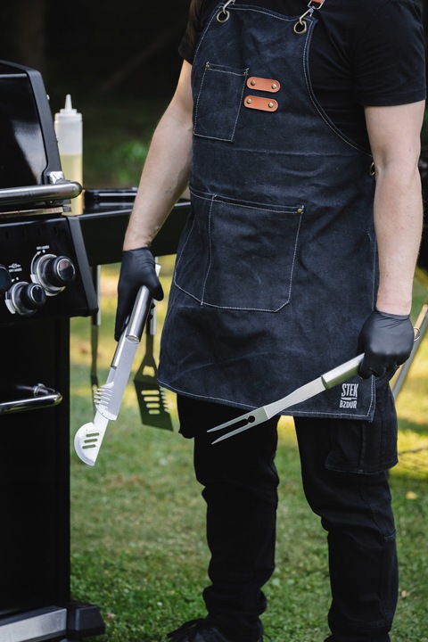 Fartuch Kuchenny StekBzdur Kelnerski Barmański Barberski dla Kucharza