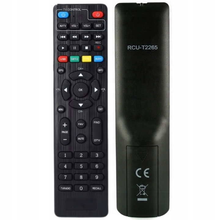 Pilot do tunera DVB-T2 Nytrobox Lion NS Oryginalny Opticum RCU-T2265