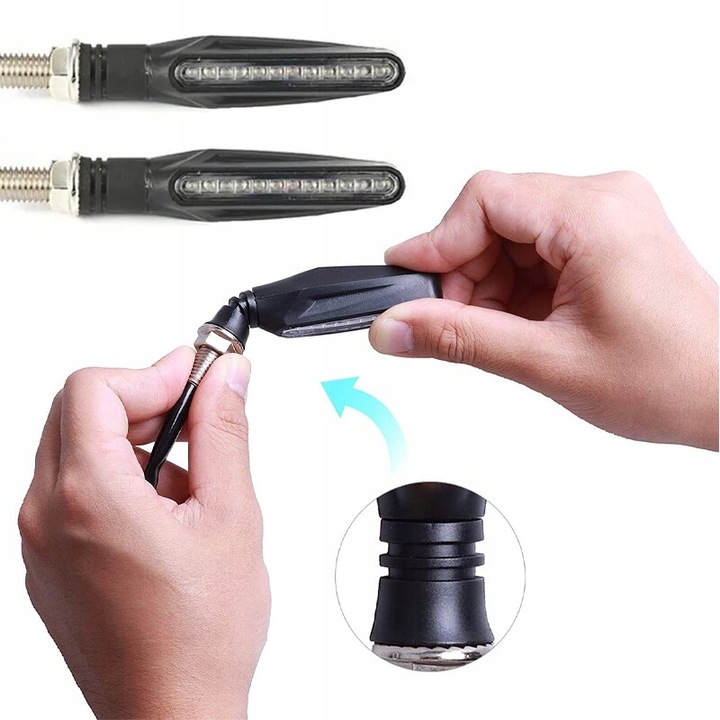 KIERUNKOWSKAZY DO SKUTERA MOTOCYKLA QUADA MOTOCYKLOWE DYNAMICZNE LED