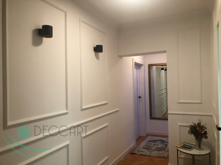 LISTWA ŚCIENNA SZTUKATERIA Biała TWARDA 2m DP1