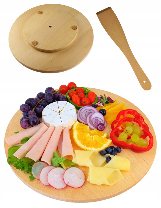 Deska OBROTOWA 30 cm do pizzy serów PATERA +GRATIS