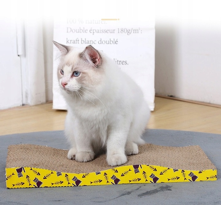 Drapak Dla Kota Legowisko Kartonowy Lodka 45cm - Wygodny, Stabilny, Eko