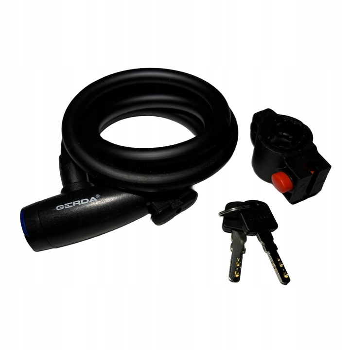 Zapięcie rowerowe GERDA FLEX 1500/12T Czarny
