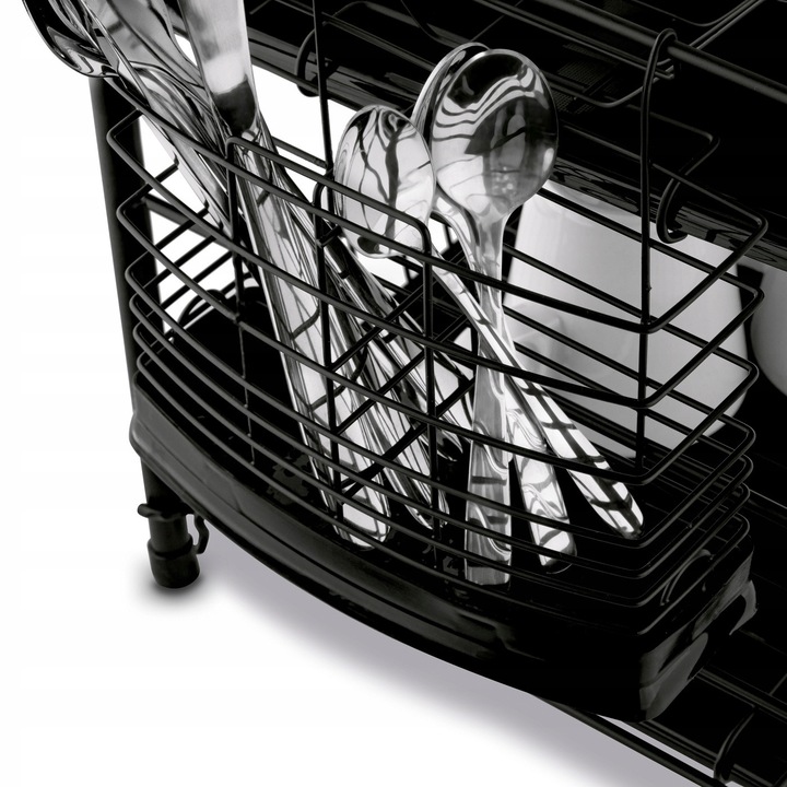 DWUPOZIOMOWA suszarka do naczyń DUŻA suszarka Z TACKĄ 53x33x24cm Nova Tadar