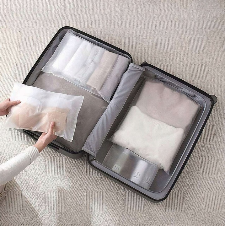 Organizer Podróżny Do Walizki Torby Szafy Zestaw 16 Szt Ubrania I Buty