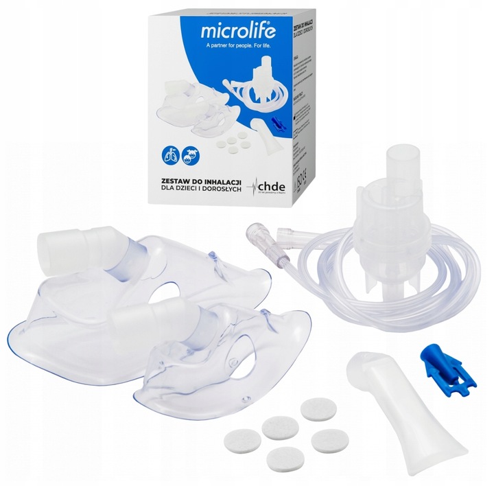 MICROLIFE ZESTAW do inhalacji dla dzieci i dorosłych NEB200, NEB400, NEB410