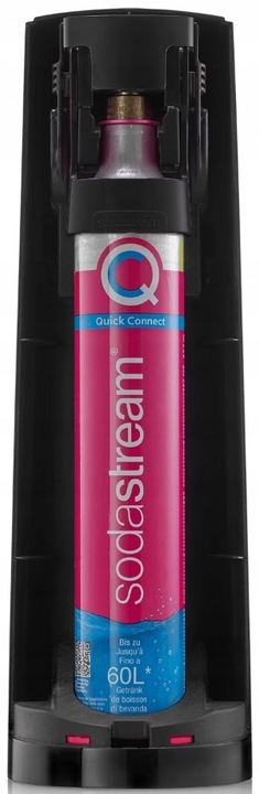 SODASTREAM Terra saturator do wody gazowanej CZARNY + 2 butelki +