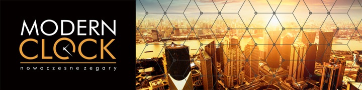 ZEGAR ŚCIENNY drewniany SANTIAGO 33 cm- czytelny - do salonu, ULTRA CICHY