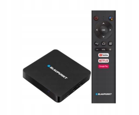 BLAUPUNKT ANDROID 12 TV SMART BOX ODTWARZACZ MULTIMEDIALNY 4K WIFI USB HDMI