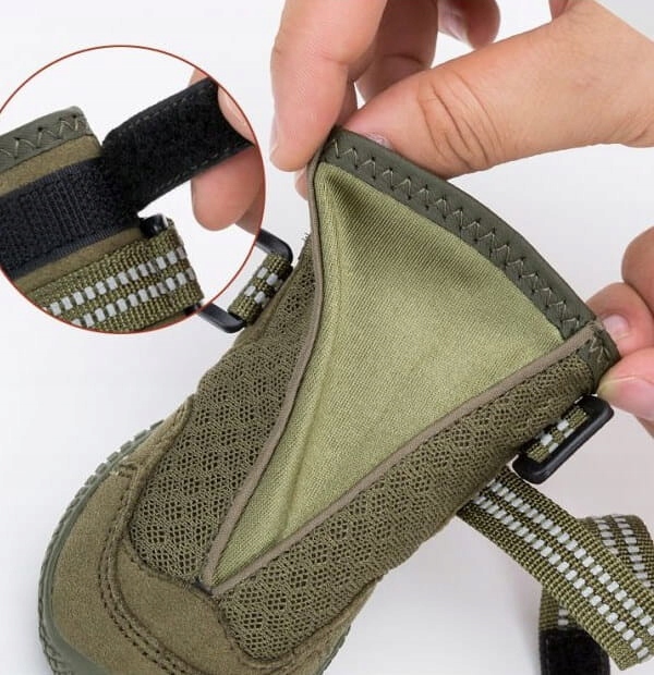 Buty ochronne dla psa Winhyepet 2 szt khaki XL