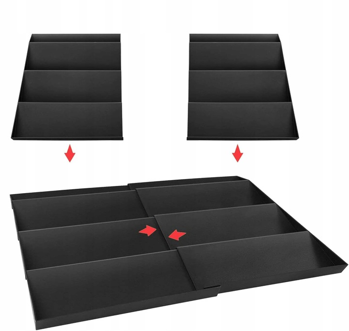 ORGANIZER do SZUFLADY na PRZYPRAWY REGULOWANY WKŁAD REGAŁ STOJAK 2szt.