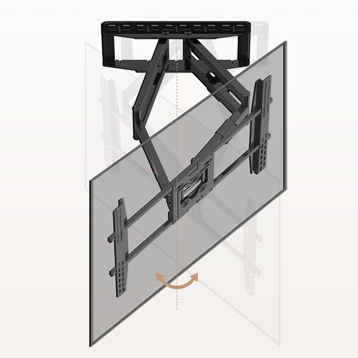 Certyfikowany Solidny Obrotowy Uchwyt do Telewizora Wieszak TV 75-110"