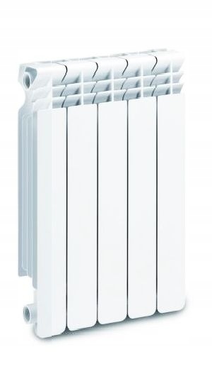 Grzejnik aluminiowy Diamond 763 W biały 400 x 580 x 90 mm 5 ŻEBEREK