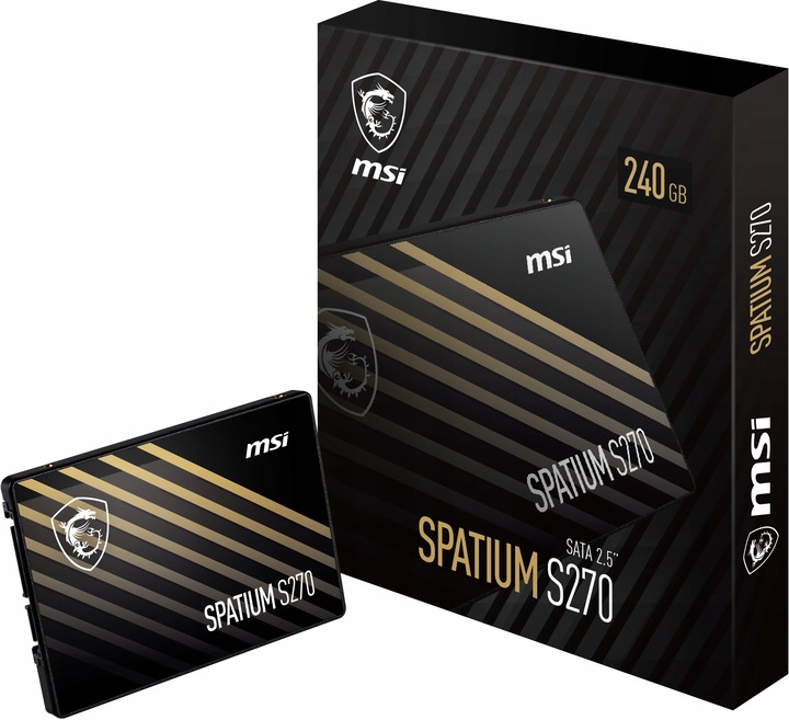 Dysk SSD MSI SPATIUM S270 960GB SATA3 2.5" 500/400 MB/s 3D NAND