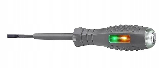 ŚRUBOKRĘT PROBÓWKA PRÓBNI NEONÓWKA TESTER PRĄDU NAPIĘCIA 12-240V diody