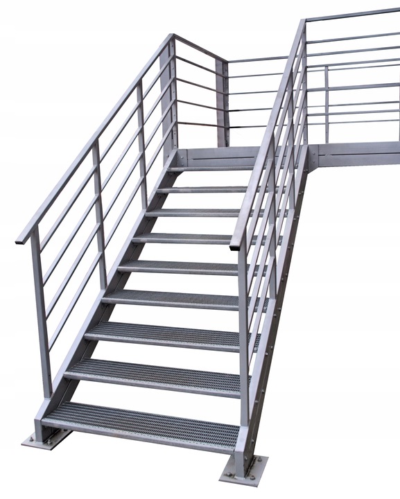 Stopnie schody z krat wema 1000x270 mm ocynk atest