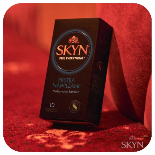 Prezerwatywy Unimil SKYN EKSTRA NAWILŻANE klasyczne nielateksowe 20 szt.