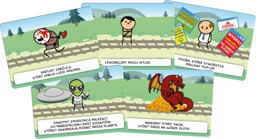 DYLEMAT WAGONIKA Imprezowa gra dla dorosłych REBEL