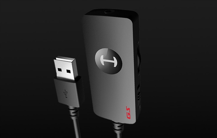 EDIFIER KOMPATYBILNA ZEWNĘTRZNA KARTA DŹWIĘKOWA GS01 USB-A 1.2M CZARNA