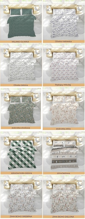 Komplet pościeli 140x200 gruba Polska bawełna 100% dużo wzorów -