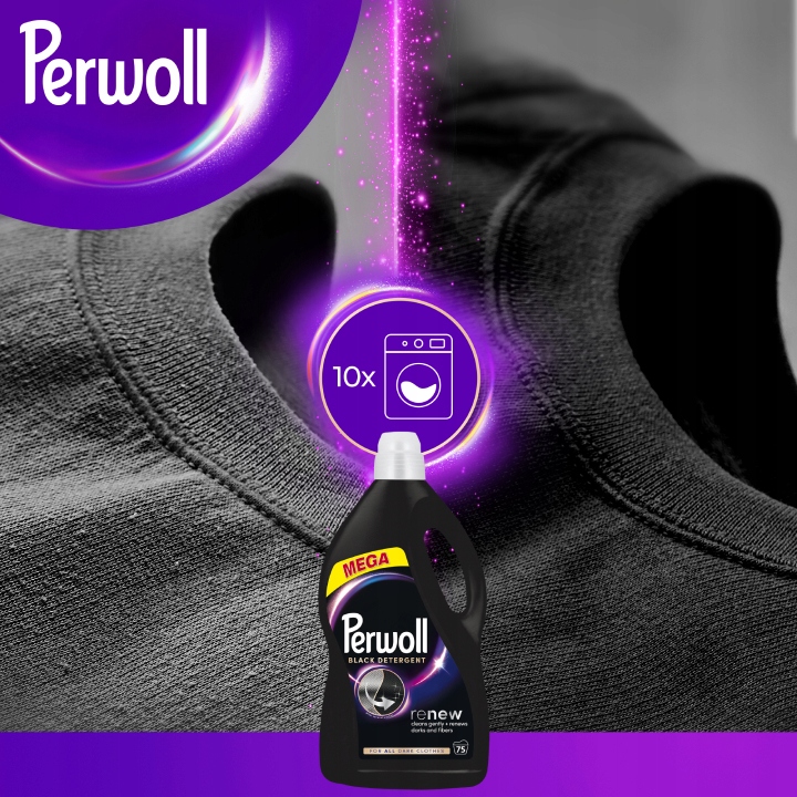Perwoll Renew Black Płyn do Prania Czerni 3,75l 75 prań
