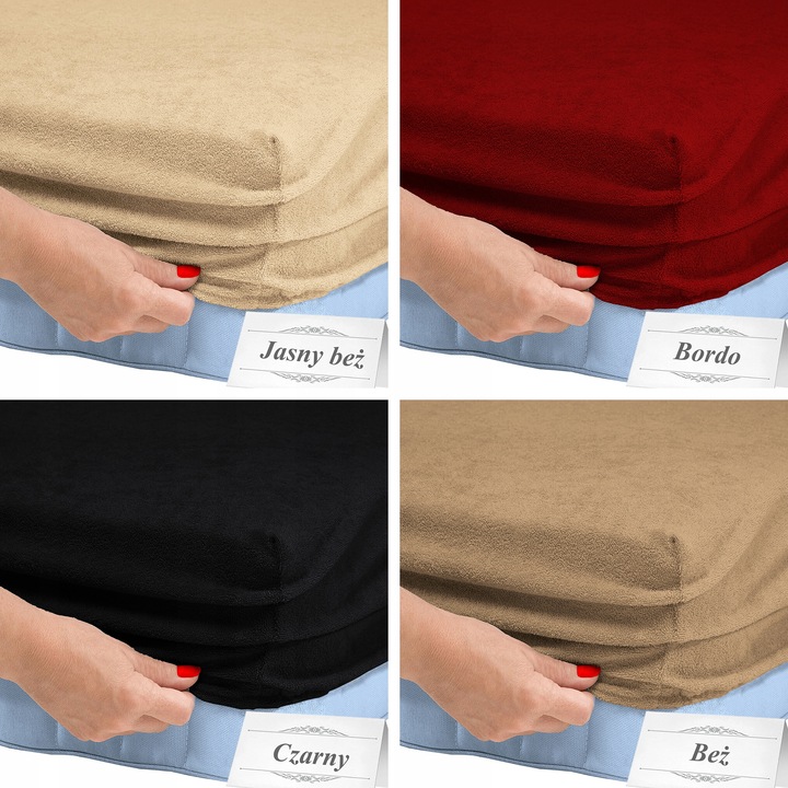 PRZEŚCIERADŁO FROTTE Z GUMKĄ 90x200 GRUBE BAWEŁNA