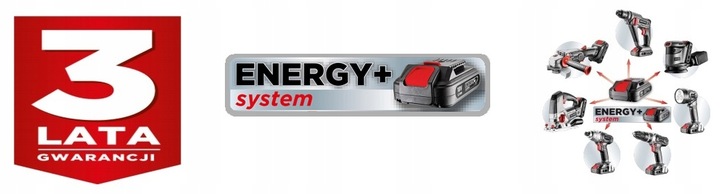 GRAPHITE Młotowiertarka + torba + akumulator + ład