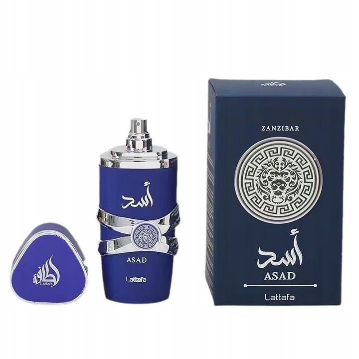 Lattafa Asad Zanzibar Woda perfumowana dla mężczyzn 100ml GRANATOWA