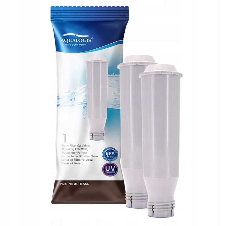 Zestaw MELITTA filtr Aqualogis AL-TES46 2szt, Tabletki Perfect Clean