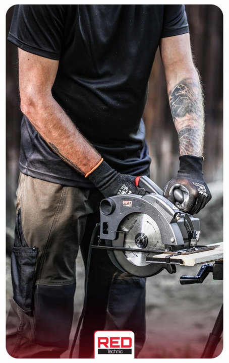 PIŁA TARCZOWA PILARKA RĘCZNA DO DREWNA Z LASEREM 2250W PRZECINARKA 185