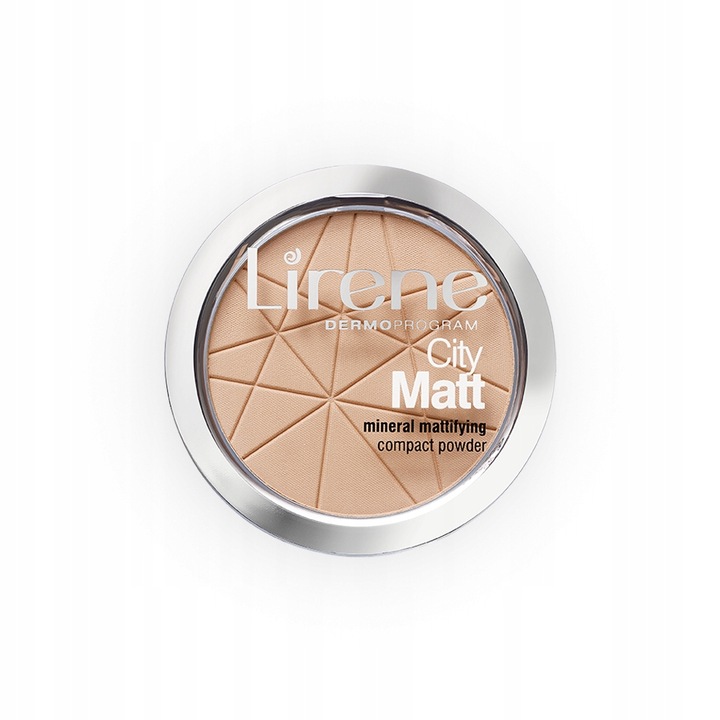 Lirene CITY MATT Mineralny puder matujący 9 g 02 Naturalny