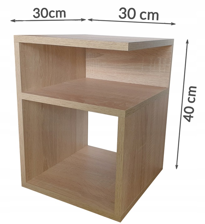 Szafka nocna szóstka,stolik bez szuflad,dąb sonoma