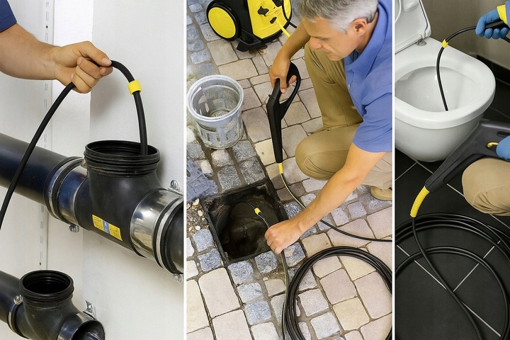 ŻMIJKA KARCHER K2-K7 15M WĄŻ DO UDRAŻNIANIA KANALIZACJI I RUR