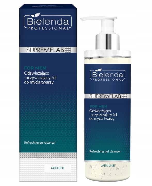 BIELENDA SUPREMELAB FOR MEN ODŚWIEŻAJĄCY ŻEL DO MYCIA TWARZY 200ML