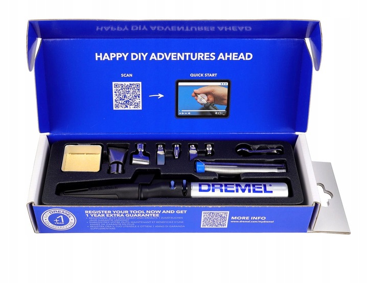 LUTOWNICA GAZOWA PALNIK VERSATIP 2000-7 DREMEL + OSPRZĘT