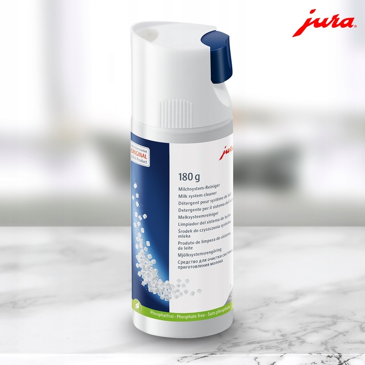 TABLETKI PREPARAT ŚRODEK CZYSZCZENIA SYSTEMU MLECZNEGO JURA 180G