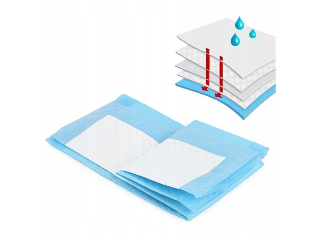 PODKŁADY DLA PSÓW Higieniczne Maty Dla Psa Do Sikania 60X60 100szt + WORKI