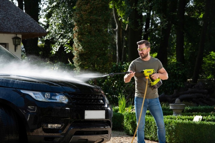 RYOBI AKUMULATOROWA MYJKA ciśnieniowa PISTOLET RY18PW22A 22BAR LANCA